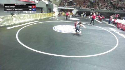 144 lbs Cons. Sub-rd Of 16 - Niko Bitton, World Team Training Center vs Pietro Schineider, Diablo Wrestling Club