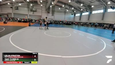 58 lbs 1st Place Match - Leilan Stratton, West Amarillo Wrestling Club vs Tripp Flores Iii, Spartan Mat Club