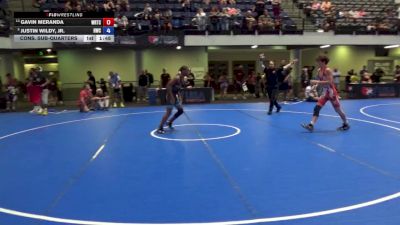 115 lbs Cons. Sub-quarters - Gavin Meranda, Warrior Regional Training Center vs Justin Wildy, Jr., HeadHunters Wrestling Club