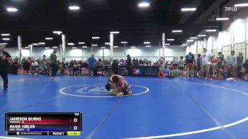 114 lbs Quarters & 1st Wb (16 Team) - Jameson Burns, Virginia vs River Hibler, New Jersey