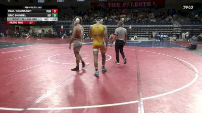 165 lbs Consi Of 16 #2 - Paul Ognissanti, Penn vs Eric Shindel, Hofstra