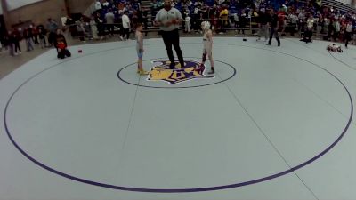 8U Boys - 56 lbs Cons. Round 3 - Bryce Herbert, Southern Maryland Wrestling Club WolfPack vs Mason Horman, Thoroughbred Wrestling Academy