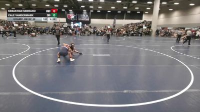 126 lbs Champ. Rd Of 32 - Sebastian Serrano, Mustang Wrestling Club vs Cale Vandermark, Sebolt Wrestling Academy