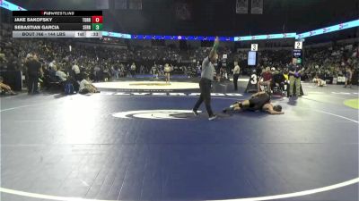 144 lbs Consi Of 16 #1 - Jake Sakofsky, Torrey Pines (SD) vs Sebastian Garcia, Serra (CC)