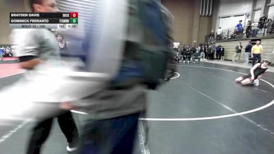106 lbs Champ. Round 1 - Brayden Davis, Rockwall vs Dominick Ferranto, Ft. Zumwalt North