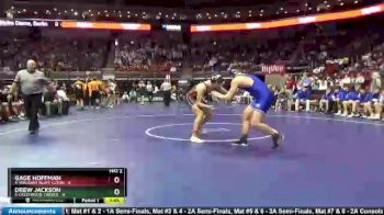 220 lbs Quarterfinal - Gage Hoffman, 4-Sergeant Bluff-Luton vs Drew Jackson, 5-Crestwood, Cresco