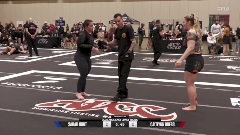 Caitlynn Doers vs Sarah Hunt 2025 ADCC East Coast Trials