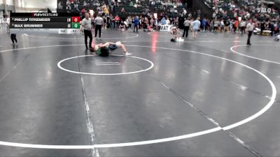 132 lbs Cons. Semi - Phillip Titkemeier, Loomis Wolves vs Max Brummer, Gretna East