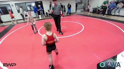58 lbs Rr Rnd 2 - Lawson Henderson, Spartan Wrestling Fort Smith vs Dylan Lockwood, Heat