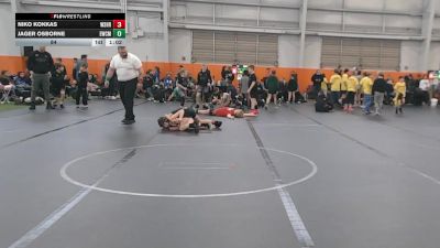 84 lbs Finals (2 Team) - Jager Osborne, Empyre WC Maroon vs Niko Kokkas, Westshore