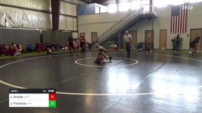 80 lbs Semifinal - Jude Snyder, Upper Dublin vs Julian Fontanez, Unattached