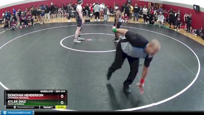 203-214 lbs Semifinal - Kyler Diaz, Faith Lutheran vs Donovan Henderson, Cimarron Memorial