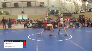 65 kg Consi Of 32 #2 - Cole Becker, PINnacle vs Nick Hamilton, Powerhouse Wrestling Club