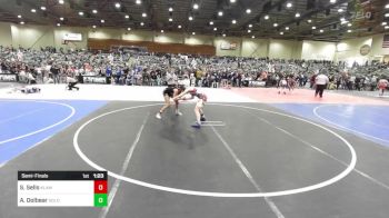 123 lbs Semifinal - Shyla Sells, Klamath Basin Warriors vs Austyn Dolbear, Golden Afro