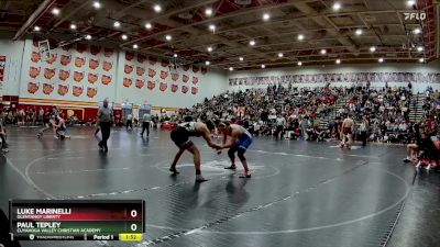 190 lbs Champ. Round 2 - Paul Tepley, Cuyahoga Valley Christian Academy vs Luke Marinelli, Olentangy Liberty