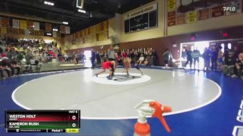 126 lbs Champ. Round 2 - Weston Holt, Hemet vs Kameron Rush, Del Oro