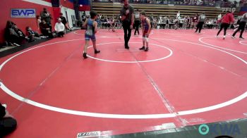 67 lbs Consolation - Hunter Hunsaker, Collinsville Cardinal Youth Wrestling vs Kyson Barnett, Twin Hills