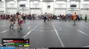 98 lbs Round 4 (10 Team) - Luke Kaufman, Ohio Titan vs Ben Ralston, Barnesville