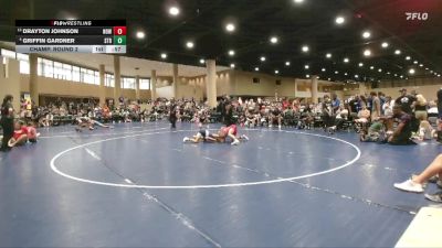 126 lbs Champ. Round 2 - Drayton Johnson, NoWorries vs Griffin Gardner, Stronghold