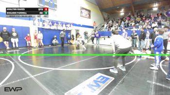 55-60 lbs Rr Rnd 2 - Avalynn Rakes, Mannford Pirate Youth Wrestling vs Evaleen Farrell, Berryhill Wrestling Club