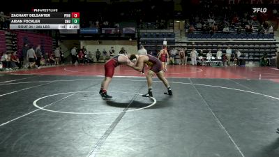 285 lbs Round Of 32 - Zachary Delsanter, Penn vs Aidan Fockler, Central Michigan