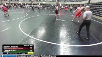 285 lbs Round 5 - Colton Johnson, Coon Rapids Mat Bandits Wrestling Club vs Darrin Vesely, Wisconsin