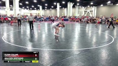 113 lbs Round 6 (10 Team) - Flynn Collins, Naperville Phoenix vs Brayden Gerthung, Austintown Fitch Falcons