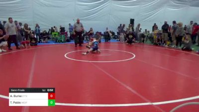 66 lbs Semifinal - Asher Burke, Etters vs Talan Pabis, Wexford