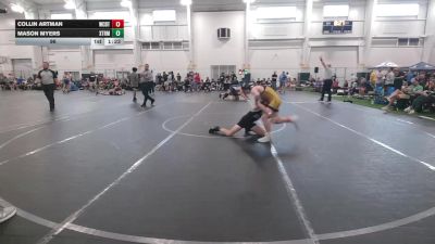 96 lbs Round 6 (8 Team) - Collin Artman, Wrecking Crew Demolition Team vs Mason Myers, Xtreme Team