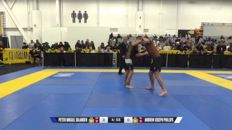 Andrew Joseph Phillips vs Peter Mikael Silander 2024 World IBJJF Jiu-Jitsu No-Gi Championship