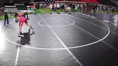 157 lbs Cons. Quarters - Anakin Hayes, Hawaii vs Liam Bellinger, Alaska