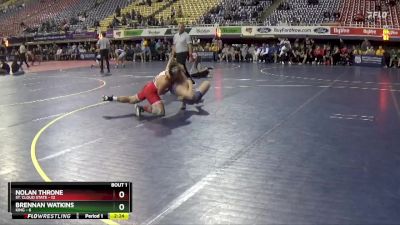 149 lbs Round 1 (16 Team) - Nolan Throne, St. Cloud State vs Brennan Watkins, King