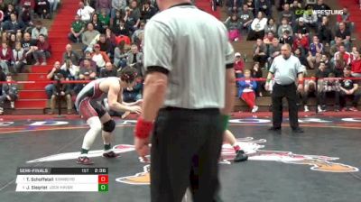 174 lbs Semifinal - Jared Siegrist, Lock Haven University vs Ty Schoffstall, Edinboro University