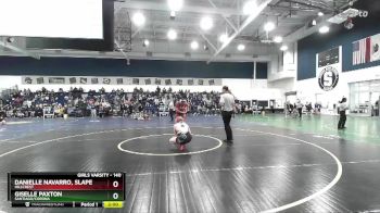 140 lbs Champ. Round 1 - Giselle Paxton, Santiago/Corona vs Danielle Navarro, Slape, Hillcrest