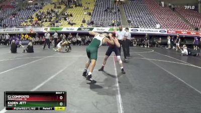 141 lbs Finals (2 Team) - CJ Composto, Pennsylvania vs Kaden Jett, Ohio