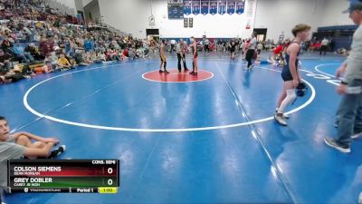 100 lbs Cons. Semi - Colson Siemens, Dean Morgan vs Grey Dobler, Carey Jr High