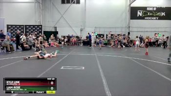 84 lbs Semis (4 Team) - Kyle Link, 84 Athletes vs Liam Rose, Mat Warriors Red