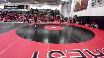 157 lbs Cons. Round 5 - Aisley Retallack, Eaglecrest vs Carter Henman, Castle View