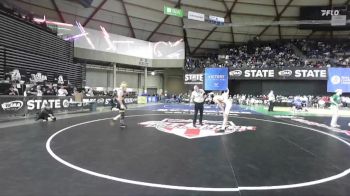 Boys 3A 132 lbs Cons. Semi - Romeo Gwerder, Enumclaw vs William Ross, Lincoln (Tacoma)