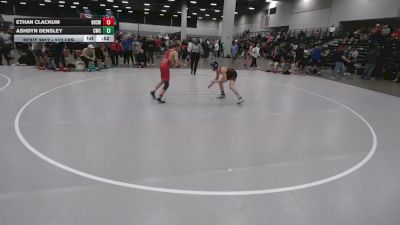 113 lbs Cons. Rd Of 32 - Ethan Clackum, Bennington High School Wrestling vs Ashdyn Densley, Carbon Wrestling Club