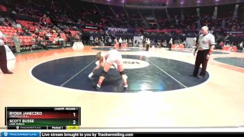 3A 145 lbs Champ. Round 1 - Ryder Janeczko, Yorkville (H.S.) vs Scott Busse, Lake Zurich