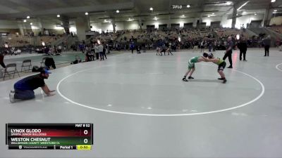 103 lbs Cons. Semi - Weston Chesnut, Williamson County Wrestling Cl vs Lynox Glodo, Sparta Junior Bulldogs