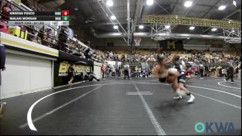 80 lbs Consolation - Kristan Fixico, Red Ryder Wrestling Club vs Malaki Morgan, Marlow Outlaws