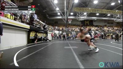 80 lbs Consolation - Kristan Fixico, Red Ryder Wrestling Club vs Malaki Morgan, Marlow Outlaws