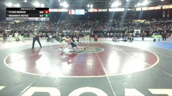 98 lbs Quarterfinal - Brannick Reyes, Blackfoot vs Cyler Beeson, Middleton