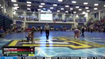 285 lbs Cons. Round 2 - Evan Smigelski, SWANTON vs Ja`Mari Collins, DEFIANCE