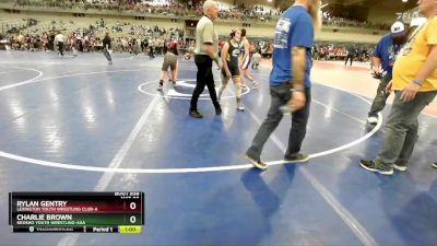 125 lbs Cons. Round 2 - Rylan Gentry, Lexington Youth Wrestling Club-A vs Charlie Brown, Neosho Youth Wrestling-AAA