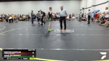 92 lbs Round 1 - Preston Bartolini, Carolina Reapers vs David Holubowicz, Mat Psycho