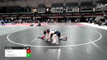 144 lbs 5th Place - Tyler Hood, St. Christopher's School vs Logan Rozynski, Blair Academy