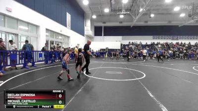 49 lbs Round 2 - Declan Espinosa, Rough House vs Michael Castillo, 951 Wrestling Club